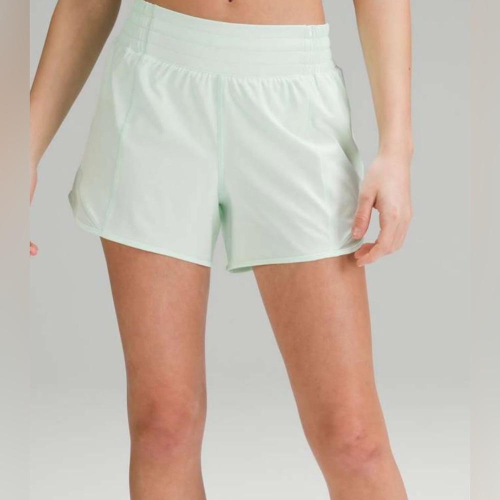 light teal lulu shorts